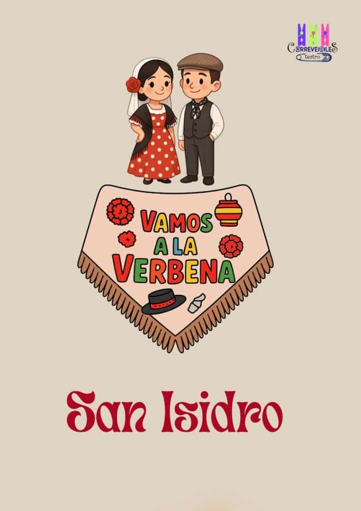 Cartel de la obra "Vamos a la verbena" de Correveidiles Teatro